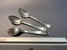 3 Cucchiai vintage placcati