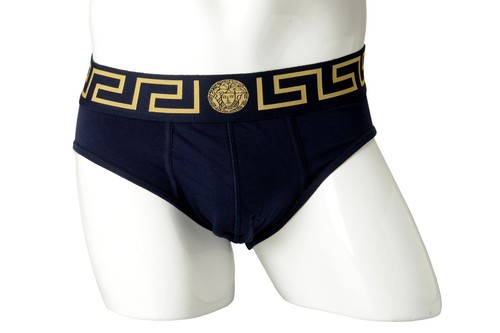 Versace men navy - men's, blue/gold
