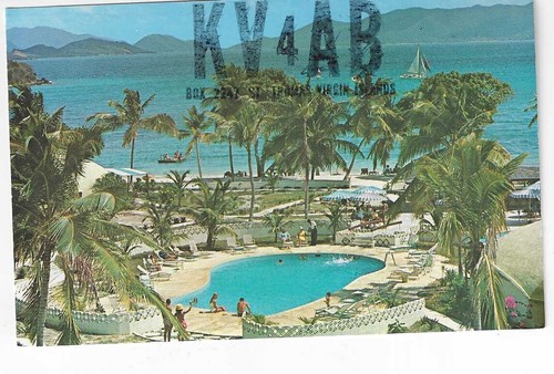 Scheda radio qsl 1970 - scheda, us