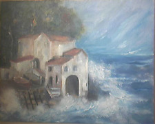 "Il grido nella tempesta" (quadro olio su tela)