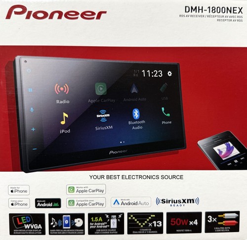 New pioneer dmh 1800nex - dmh-1800nex, 6.8"