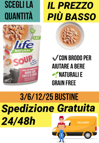 Bustine life cat soup gr - bustine,