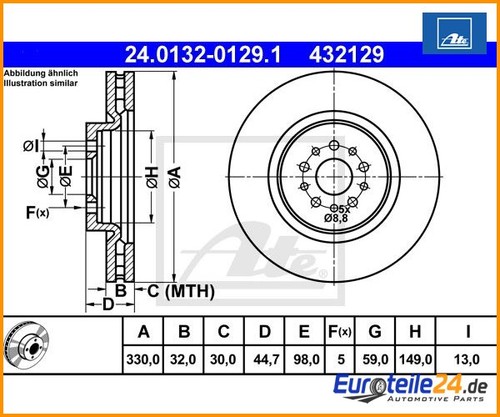 2pz disco freno ate - 2pz,