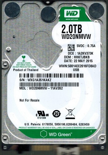 Wd20nmvw 11av3s2 wxg1a - wd20nmvw-11av3s2, s/n: