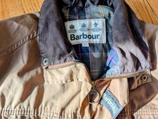 Barbour Giacca Cerata Nuova Utility Uomo Grande Marrone