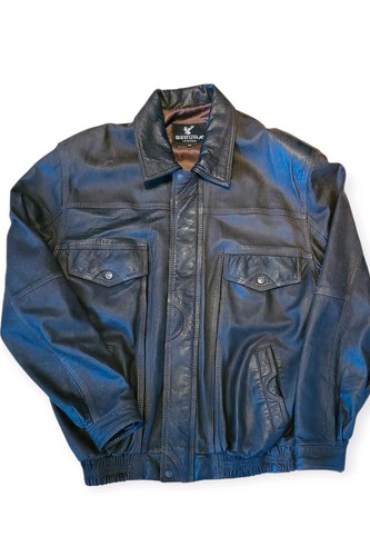 Giacca pelle vintage gsouma - giacca,