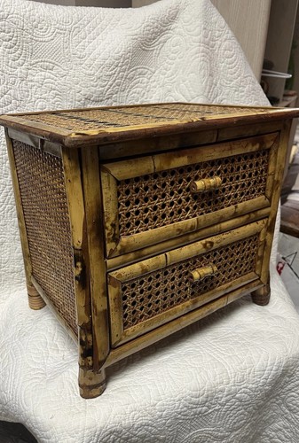 Vintage faux bamboo rattan - vintage,