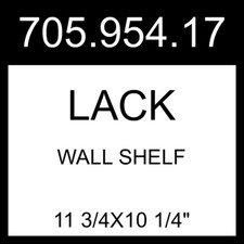 IKEA VERNICE Mensola da parete rossa 11 3/4x10 1/4" 705.954.17