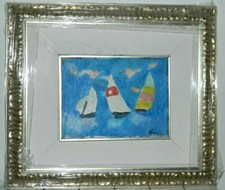 ENRICO PAULUCCI "VELE" Olio Su