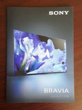 Catalogo SONY BRAVIA TV 2018 dépliant brochure lcd full hd ready home cinema