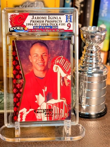 Jarome iginla rookie card - rookie,