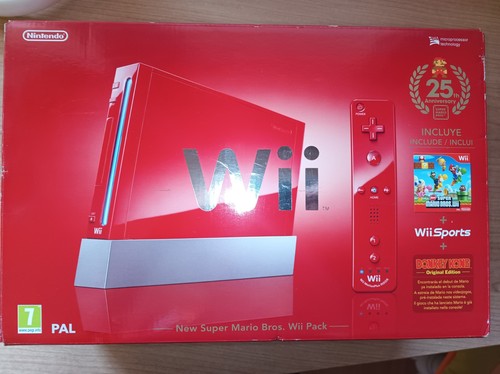 Nintendo wii console - , rossa