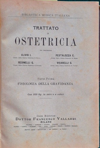 Trattato ostetricia parte - di,