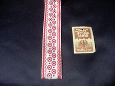 BORDO GALLONE PASSAMANERIA TIROLESE ORIGINALE COTONE TELAIO 1970 PREZZO 1 MT