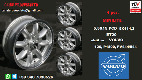 Cerchi fälgar minilite 15 - minilite,