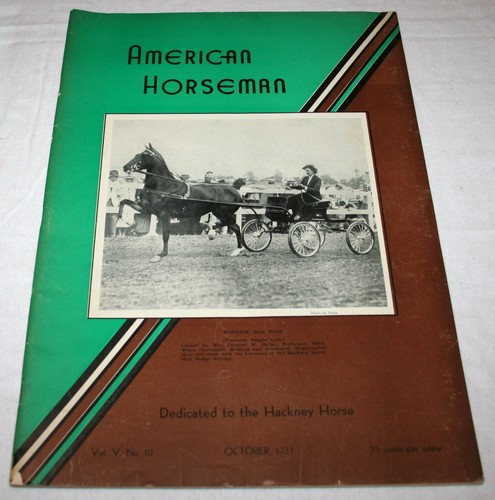 Vintage 1937 american horseman - vintage,