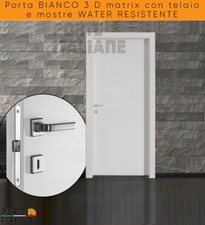 Porta  BIANCO 3 D matrix con