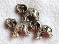 Argento 800 miniature, 3 animali, Elefanti