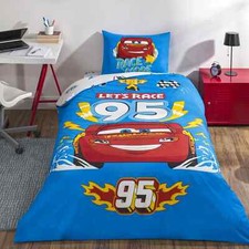 Set copripiumino singolo ufficiale Disney Cars McQueen - licenza Tac - 100% cotone