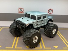 Monster Truck Hummer H1 sollevato 4x4 1/64 pressofuso personalizzato Hot Wheels Premium