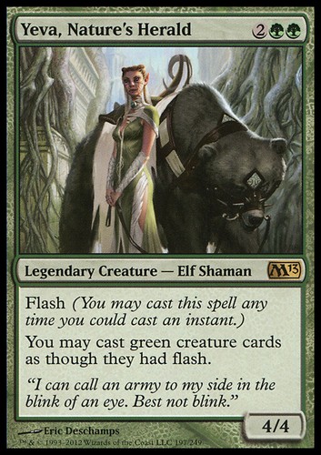 Mtg yeva nature herald foil - nature's,