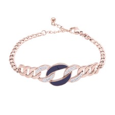 bracciale donna acciaio rosa