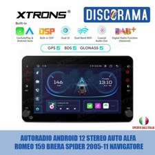 AUTORADIO ANDROID 12 STEREO AUTO ALFA ROMEO 159 BRERA SPIDER 2005-11 NAVIGATORE
