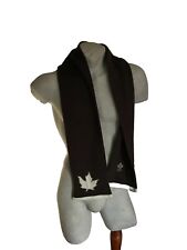 SCIARPA OLIMPIADI HBC.COM VINTAGE SCARF BUFALDA LANA MARRONE ONE SIZE 16,5X150