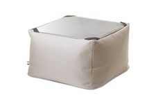 POUF TAVOLINO IMBOTTITO PER PISCINA PROFESSIONALE BEIGE