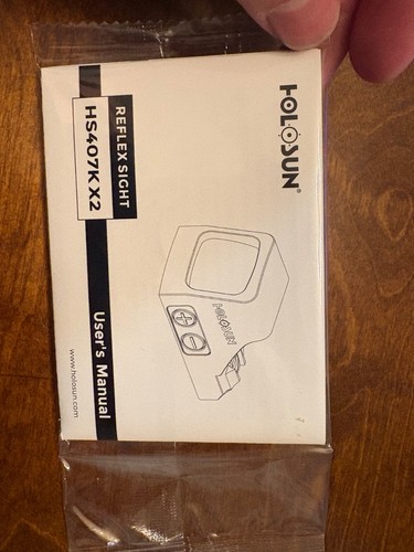 Holosun he407k optic - holosun, x2
