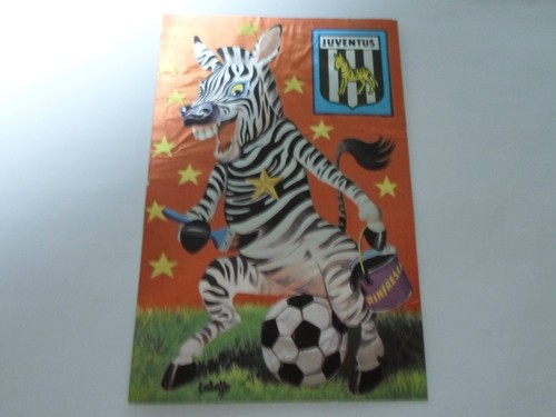 Cartolina calcio juventus - -,
