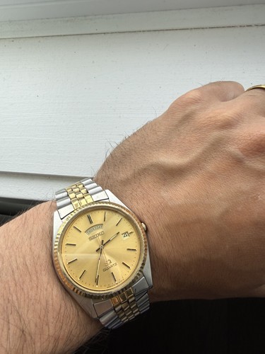 Seiko president two tone - sq, two-tone