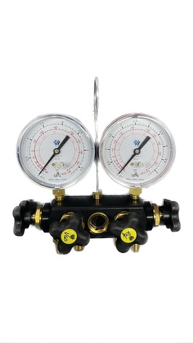 Gruppo manometri ricarica gas - gruppo,