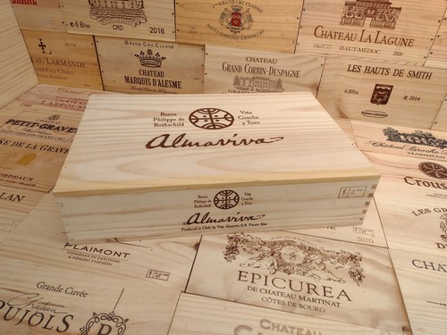 Cassetta porta vino - , in