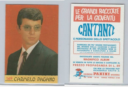1968 panini scheda - 1968,