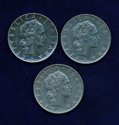 Italy republic lire - lire, coins