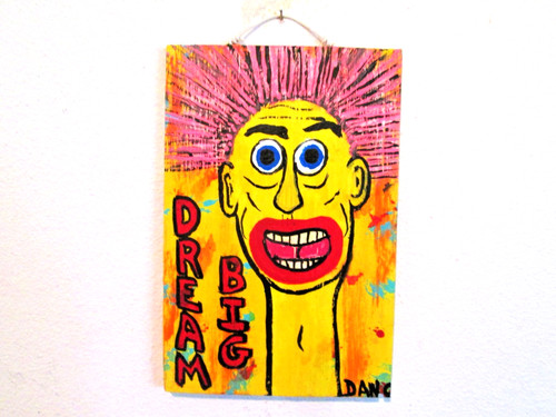 Outsider arte popolare dipinto