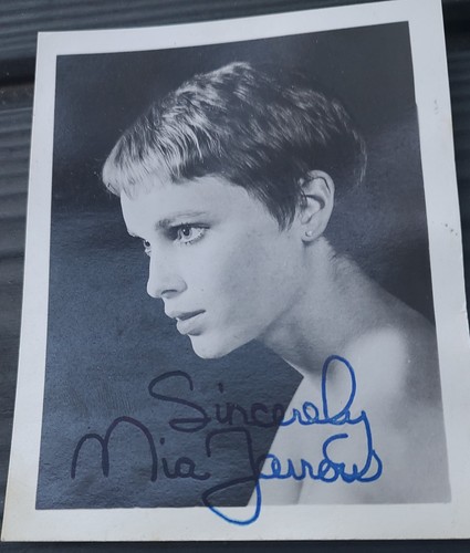 Mia farrow foto firmata - mia,