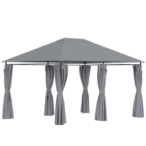 Outsunny gazebo 3x4 con 6 - 3x4,