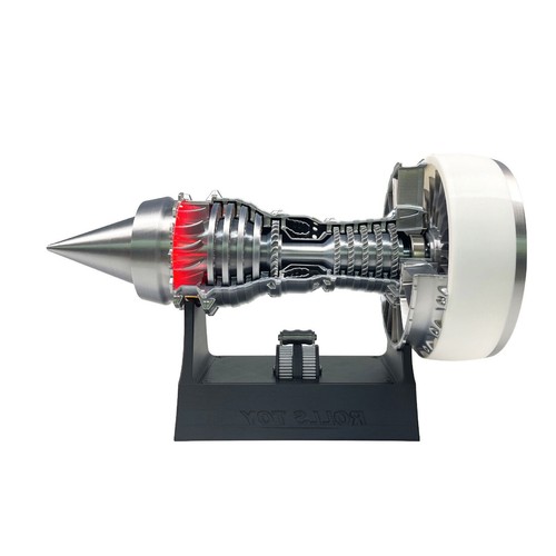 Motore turbofan lame argento - turbofan,