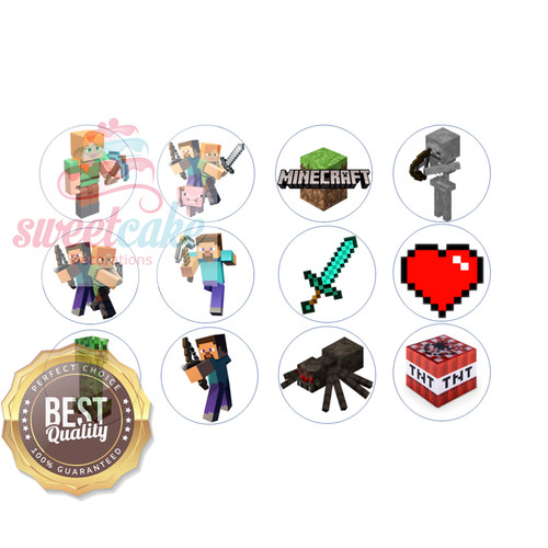 Topper per cupcake - , pixel