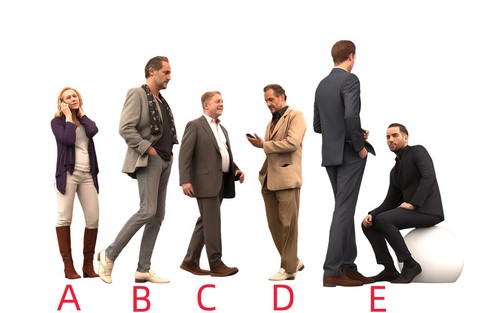 Business elite uomo - 1:64, 1:43