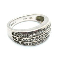 Anello FOSSIL DESIGNER argento