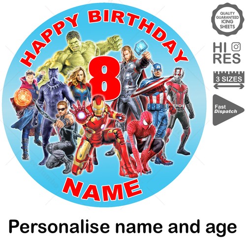 Cake topper avengers - topper,