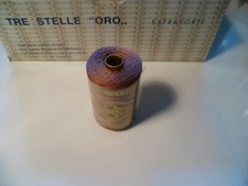 FILO PURO COTONE COLOR TABACCO 217 - N° 50 - 1000 YDS ART 4 CUCIRINI TRE STELLE