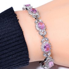 Bracciale tennis argento