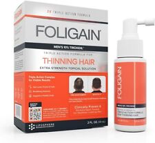 Foligain Spray Ricrescita Uomo | Trioxidil 10% | Combatte La Calvizie e Rinforza