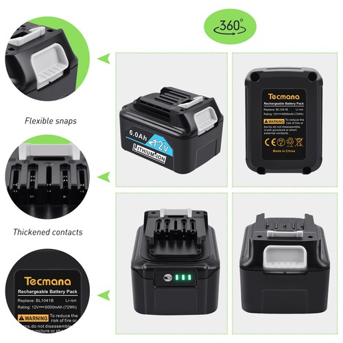 12v 6000mah litio batteria - 12v,
