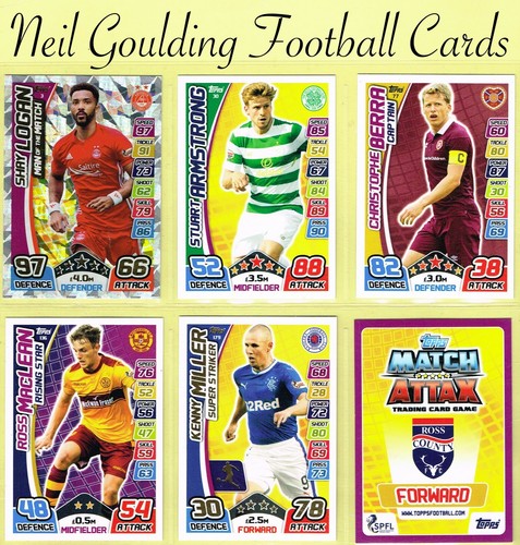 Topps spfl match attax 2017 - topps,