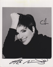 LIZA MINNELLI autografo
